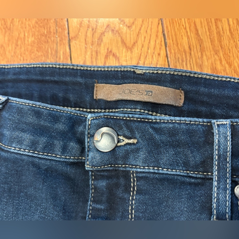 Joes 31 12  skinny dark Blue Denim Jeans cropped - Picture 3 of 9